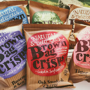 Meal card cover for: Brown Bag Crisps