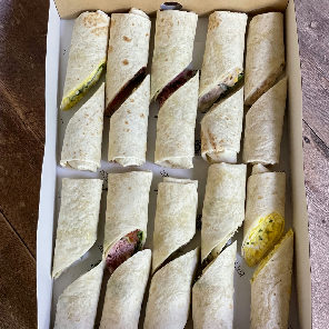 Meal card cover for: Large Mixed Wrap box 