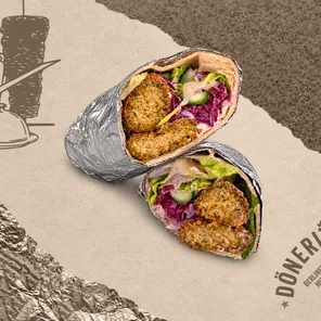 Meal card cover for: Falafel Dürüm