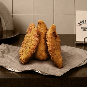 Meal card cover for: Chicken Strips