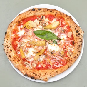 Meal card cover for: Capricciosa