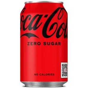 Meal card cover for: Coke Zero Can