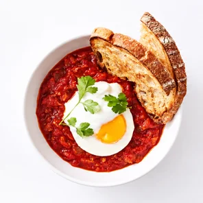 Meal card cover for: Shakshuka