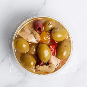 Meal card cover for: Mixed Olives