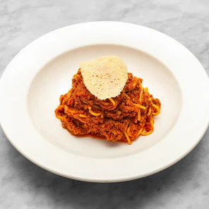 Meal card cover for: Spaghetti Alla Bolognese