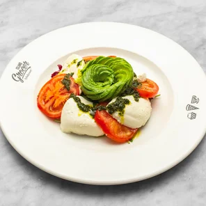 Meal card cover for: Insalata Tricolore (v)