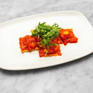 Meal card cover for: Ravioli Di Rucola (v)