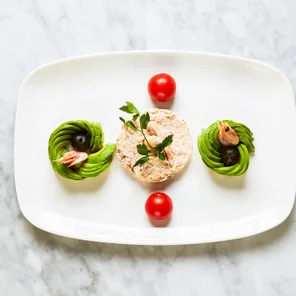 Meal card cover for: Cornetto Di Salmone