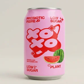 Meal card cover for: XOXO Sparkling Watermellon