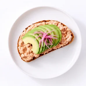 Meal card cover for: Spicy Tuna Avo Toast