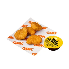 Meal card cover for: 4 Doner Seasoned Chicken Nuggets