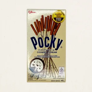 Meal card cover for: Pocky Cookies and Cream
