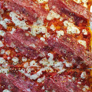 Meal card cover for: Spicy Salame