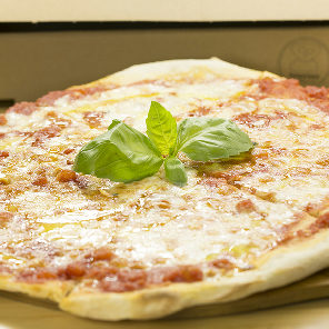 Meal card cover for: Gluten free Margherita 12"