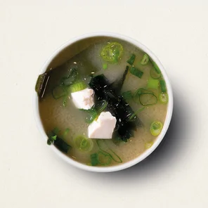 Meal card cover for: Miso Soup