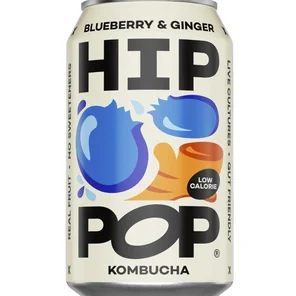 Meal card cover for: Hip Hop Kombucha Blueberry and Ginger