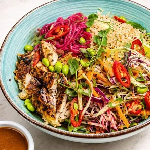 Meal card cover for: Chicken Power Bowl