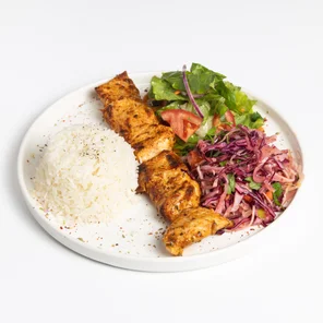 Meal card cover for: Chicken Skewers House Special