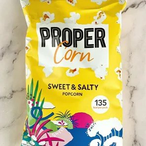 Meal card cover for: Popcorn - Sweet & Salty