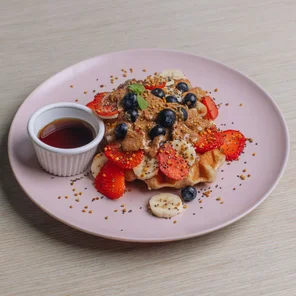 Meal card cover for: Acai Girls Waffles