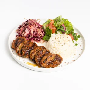 Meal card cover for: Mediterranean Lamb Kofte House Special