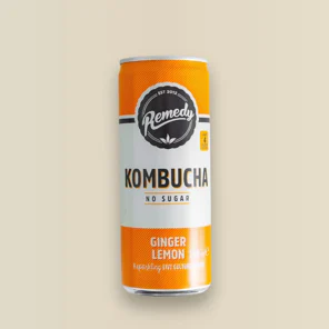 Meal card cover for: Remedy Ginger Lemon Kombucha