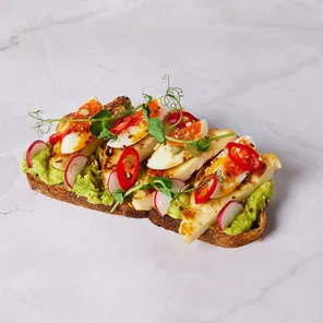 Meal card cover for: Build your own Avocado (Vegan)