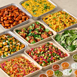 Meal card cover for: Veggie Feast for 1012