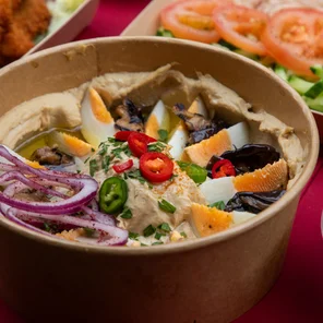 Meal card cover for: Fresh Hummus Bowl