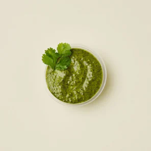 Meal card cover for: Coriander Chutney