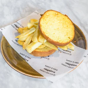 Meal card cover for: Chip Butty