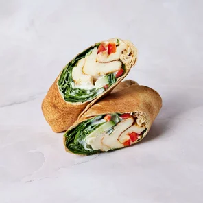 Meal card cover for: Halloumi & Tzatziki Flatbread