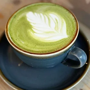 Meal card cover for: Pumpkin Spiced Matcha - Hot