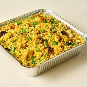 Meal card cover for: Cauliflower Biryani