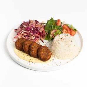Meal card cover for: Homemade Vegan Falafel House Special