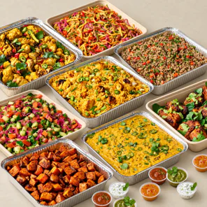 Meal card cover for: Vegan Feast for 1012