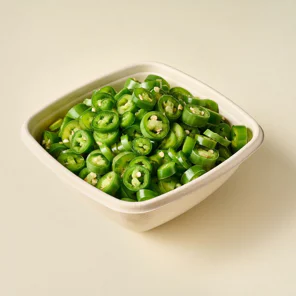 Meal card cover for: Green Chillies