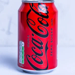 Meal card cover for: Coke Zero