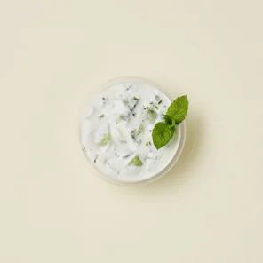 Meal card cover for: Cucumber  Mint Raita