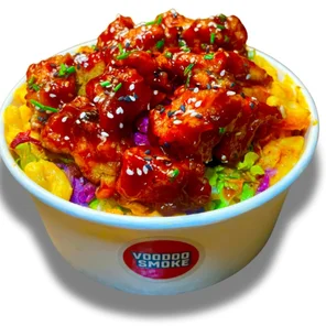 Meal card cover for: Hickory BBQ Chicken (Crispy Buttermilk) - Mac and Cheese