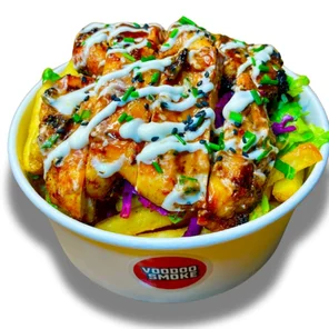 Meal card cover for: Louisiana BBQ Chicken (Chargrilled) - Dirty Fries