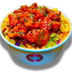 Meal card cover for: Buffalo Chicken (Crispy Buttermilk) - Mac and Cheese