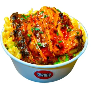 Meal card cover for: Nashville Hot Chicken (Chargrilled) - Mac and Cheese