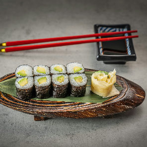 Meal card cover for: Avocado Maki (8 pieces)