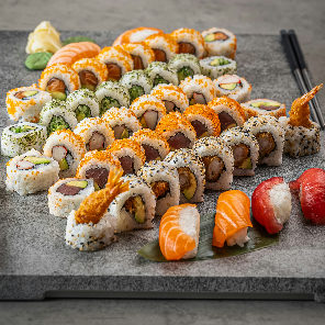 Meal card cover for: Sharing Box (meal for 5) 54 pieces