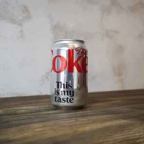 Meal card cover for: Diet Coke