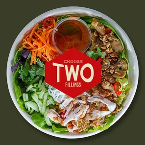 Meal card cover for: 2 Protein Combo Noodle Salad
