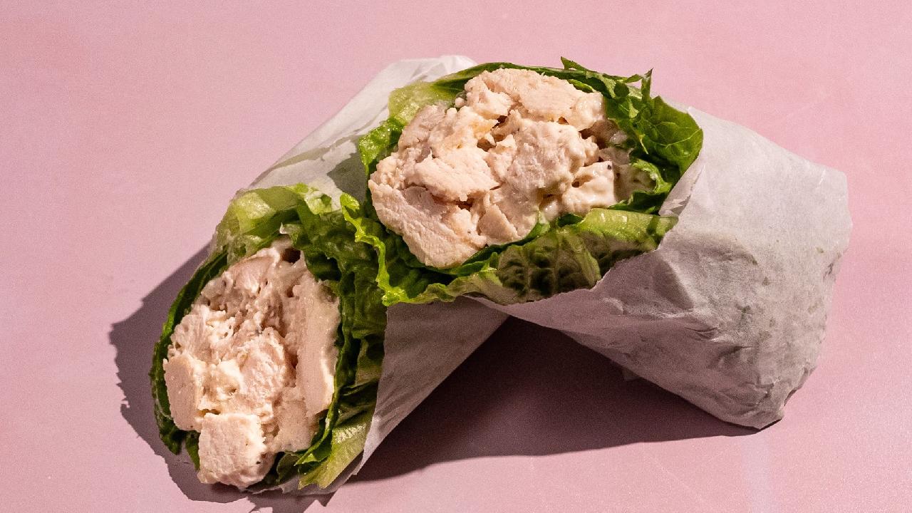 Meal card cover for: CAT Caesar lettuce wrap CAT