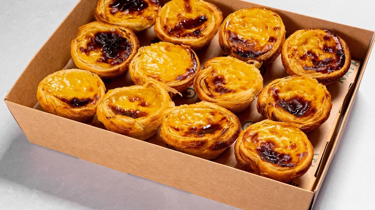 Meal card cover for: Pastel de nata platter