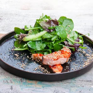 Meal card cover for: Salmon